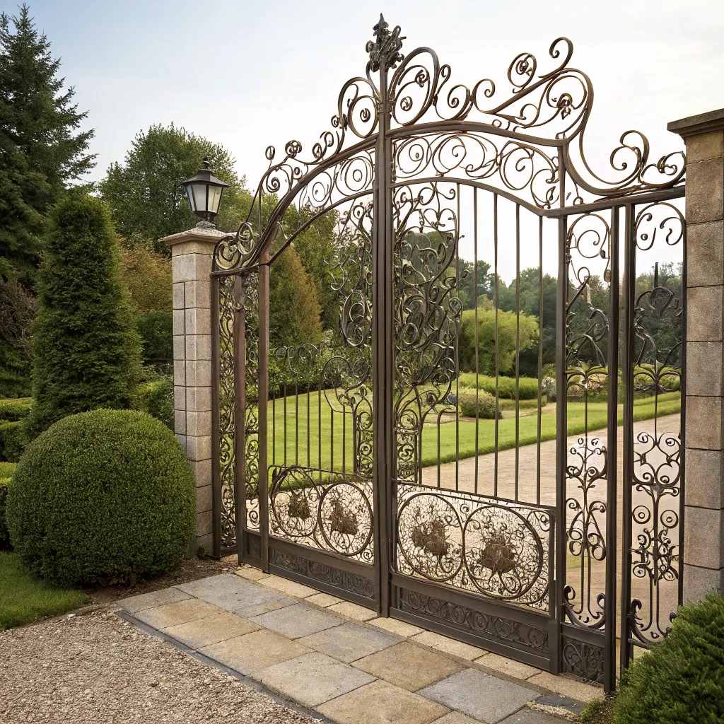 Decorative metal gate history